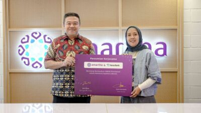 Amartha dan Hana Bank Kerja Sama Mendanai Perempuan Pengusaha UMKM
