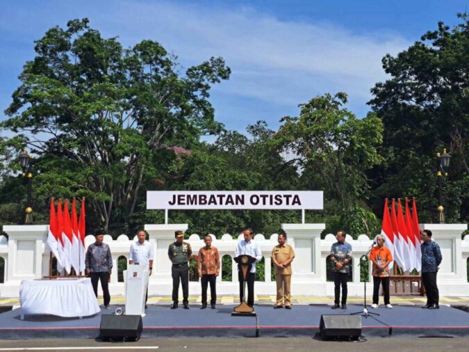 Peresmian Jembatan Otista Bogor