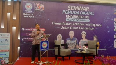 Seminar Pemuda Digital Universitas BSI Ajak Pelajar Kuasai AI