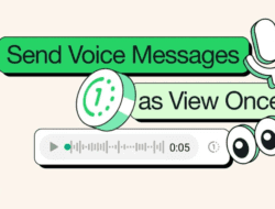 Whatsapp Hadirkan Fitur Baru, Pesan Suara Sekali Dengar