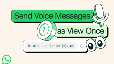 Whatsapp Hadirkan Fitur Baru, Pesan Suara Sekali Dengar