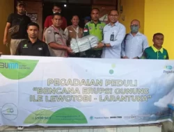Pegadaian Salurkan Bantuan untuk Masyarakat Terdampak Erupsi Gunung Lewotobi