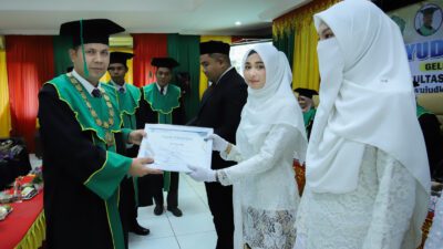 Luluskan 77 Sarjana, Dekan FUF UIN Ar-Raniry Ingatkan Alumni Harus Miliki Akhlak Terpuji