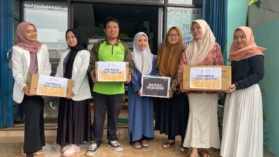 BMH-Apotek Lestari Salurkan Bantuan Obat dan Sembako kepada  Pengungsi Banjir Demak