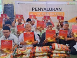 Laznas BMH Salurkan Al-Quran dan Iqro Braille kepada Komunitas Tunanetra  di Malang