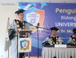 Pengukuhan Prof. Dr. Muhammad Yusuf Jadi Kebanggaan Civitas Akademika Cyber University