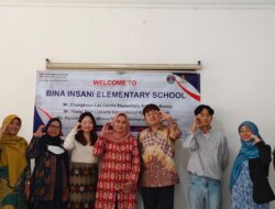 Kunjungan Guru Korea ke SD Bina Insani