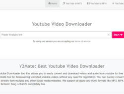 Download Video dari Youtube Gratis Melalui Y2Mate, Bisa Konversi MP3 Juga