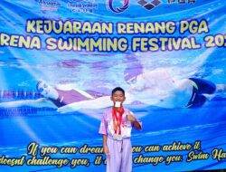 Siswa SD Prestasi Global Raih Juara Renang Tingkat Kota