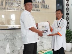 Melalui Paket Sembako, BMH Berbagi Bahagia dengan Mendukung Festival Ramadhan Gelaran Kanwil Kemenag Sumut