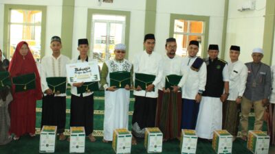 RQ Hubbul Wathan As-Syafiiyah II Gandeng BMH Sumut,  Berikan Bingkisan Lebaran Guru Quran