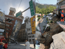 7 Orang Tewas Dalam Gempa Bumi Taiwan