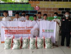BMH Salurkan Beras Bantu Penuhi Gizi Santri Tahfizh di Jawa Timur