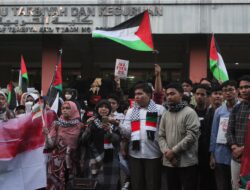 Aksi Pembelaan untuk Palestina Bergema di UIN Jakarta