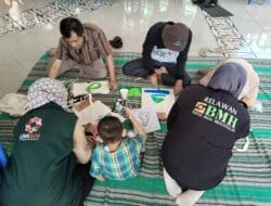 Laznas BMH Sinergi dengan Linkarsosial dan Pemerintah Desa Bedali dalam Agenda Rutin Peduli Disabilitas