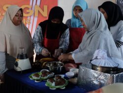 Limbah Kulit Pisang Disulap  Jadi Cake Zero Waste di Event PresGo Fest’24