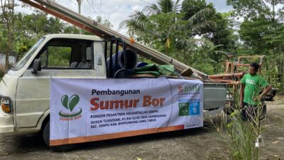 Secercah Harapan di Sempu: Santri Hidayatullah Sambut Bahagia Sumur Bor Baru dari BMH