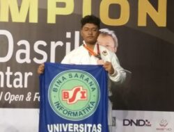 Universitas BSI Sabet Juara di Kejuaraan Karate Internasional