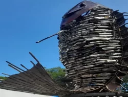 Patung Ikan Raksasa dari Knalpot Brong, Ikon Baru Kota Makassar