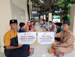 Suasana Bahagia dalam Buka Puasa Sunnah Tasua dan  Asyura BMH dengan Santri Pondok Pesantren Darul Hijrah 3 Bangkalan