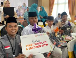 Melalui Muharram Bangkit, BMH dan POSI Sumut Berikan Bantuan Paket Pendidikan untuk Anak Yatim di Medan