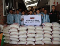Program Muharram Bangkit, BMH Yogyakarta Salurkan  Beras kepada Santri Tahfidz