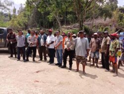 Masyarakat 7 Kampung Distrik Demta Menolak Dengan Tegas Pemalangan Perbaikan Jalan Brap – Demta