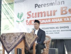 Wajah-Wajah Sumringah Santri Ponpes As Shidiq Kediri Menyambut Peresmian Sumur Bor dari BMH 