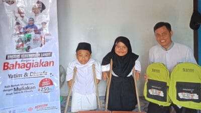 Kebahagiaan Yatim dan Dhuafa di Ponorogo: BMH Berbagi Muharram dengan Santunan dan Paket Gizi