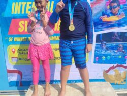 Prestasi Gemilang Siswa SD Prestasi Global di Ajang SF Winner Swimming Club