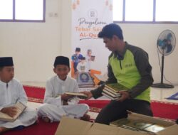 550 Mushaf Baru Nyalakan Semangat Menghafal Qur’an di LKSA Hidayatullah Mukomuko