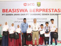 SCG Salurkan Beasiswa Berprestasi kepada 552 Pelajar di Kabupaten Sukabumi