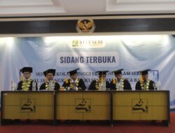 STEI SEBI Gelar Sidang Terbuka Pengukuhan Mahasiswa Baru Program Sarjana Dan Magister Periode 2024/2025