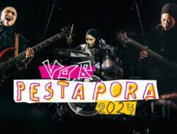 VoB Tampil Energik dengan Kostum Hitam di Pestapora 2024