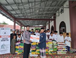 BMH Salurkan Beras untuk Santri di LKSA Darul Takziyah, Palangka Raya