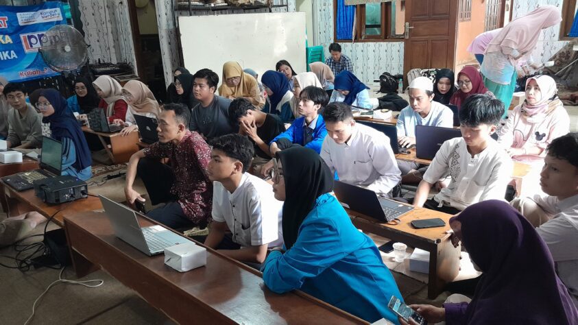 remaja baitul halim belajar AI