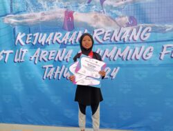 Keren! Nayla,  Bintang Cilik dari SD Prestasi Global-Depok, Bersinar di Ajang Renang