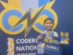 Fathian, Siswa SD Prestasi Global-Depok, Bersinar di Event Robotic Tingkat Nasional 2024