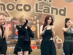 Tampil Serba Hitam, Aespa Terlihat Elegan Pada Acara Richoco Land