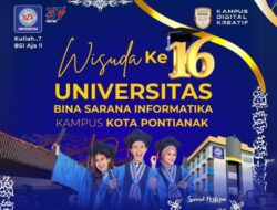 Zian Eks Zigaz dan Tarian Tradisional Akan Meriahkan Wisuda ke-16 UBSI Pontianak
