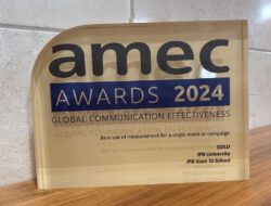 Program IPB Goes to School Raih Gold Winner AMEC Global Awards 2024 di London