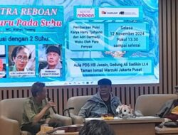 Sastra Reboan, Menggali Perjalanan Proses Kreatif Menulis Dua Suhu Sastra