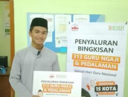 Apresiasi BMH untuk Ustadz Faza, Guru Ngaji di Pesantren Darul Hijrah