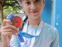 Siswa SD Prestasi Global-Depok    Raih Medali Emas di Kejuaraan Nasional Gymnastik 
