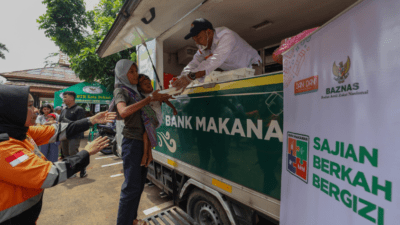 Penuhi Kebutuhan Gizi Dhuafa, BAZNAS RI dan DAN+DAN Distribusikan Sajian Berkah Bergizi