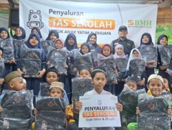 BMH Bagikan 1.001 Tas Sekolah untuk Anak-Anak Yatim dan Dhuafa