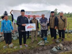Peletakan Batu Pertama Asrama, BMH Hadirkan Harapan Baru di Hidayatullah Olor Agung