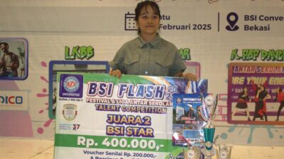 Raih Mimpi, Tak Kenal Puas! Mega Lerviana Juara 2 di BSI Star 2025