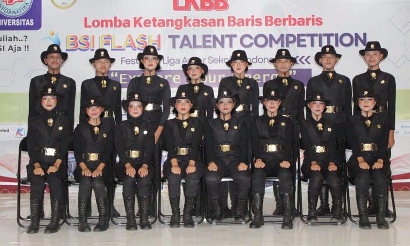 Keberanian dan Kekompakan Brigata Paskibra SMKN 3 Depok Mengantarkan Juara LKBB BSI Flash 2025