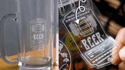 Cetak Stiker Transparan